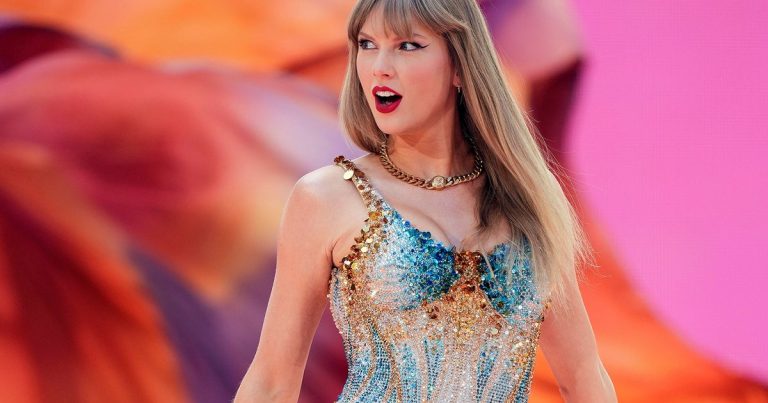 Taylor Swift joins Kelce brothers on “New Heights” podcast as she reveals upcoming album art