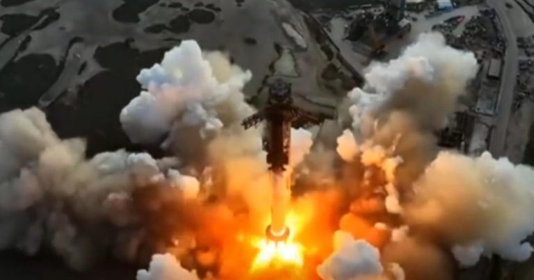 SpaceX Super Heavy-Starship lifts off from Texas on 10th test flight