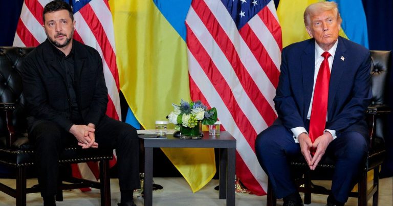 Trump takes questions during meeting with Zelenskyy