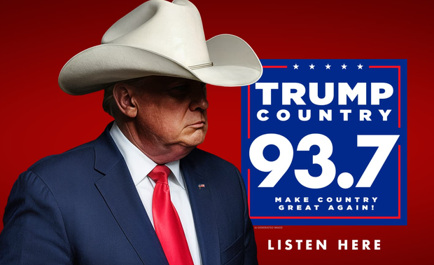 Florida radio station borrows Trump to be its face and name