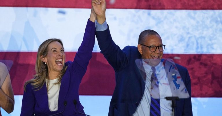 Democrat Mikie Sherrill defeats Jack Ciattarelli in New Jersey governor’s race after campaigns turned personal