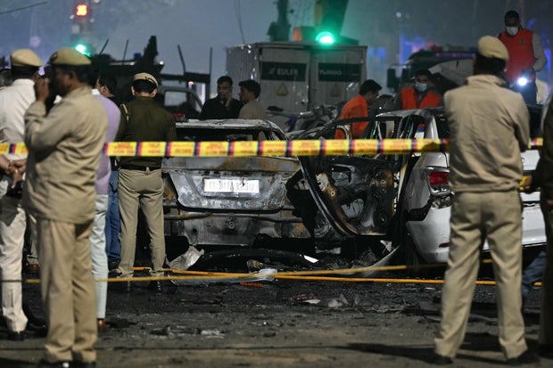 Car explodes near historic Red Fort in India’s capital New Delhi, killing at least 8 people